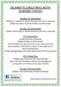 Celebrate Christmas in Sowerby 2018